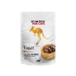 John Dog for Cats saszetka dla kota Kangur 100 g Lapé